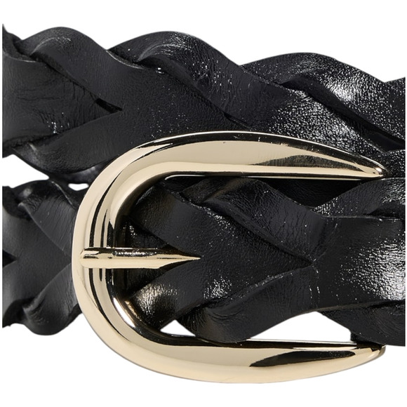 MADEWELL Braided Belt in True Black XXS-S main image 12